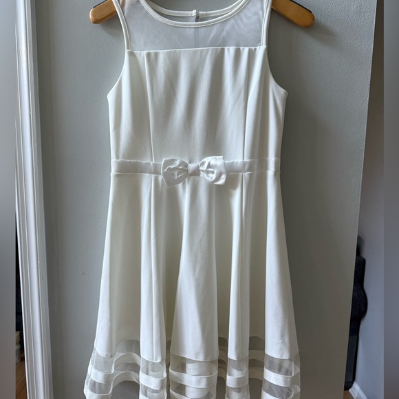 Calvin Klein Girls White Dress - Picture 1 of 6